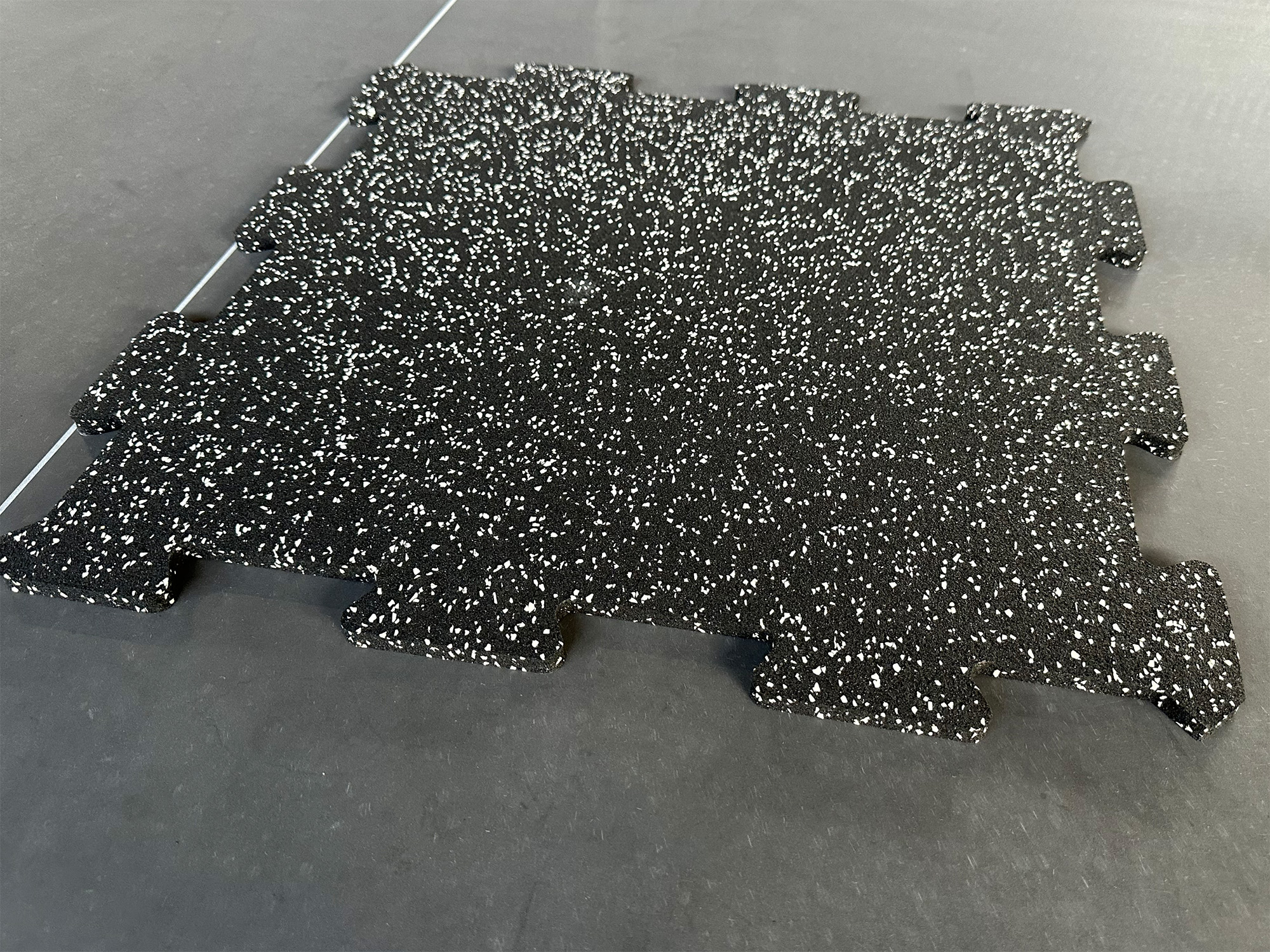 Gummi-Puzzelmatte LOCK, 50x50cm, 10er Set (= 2,5 m²)