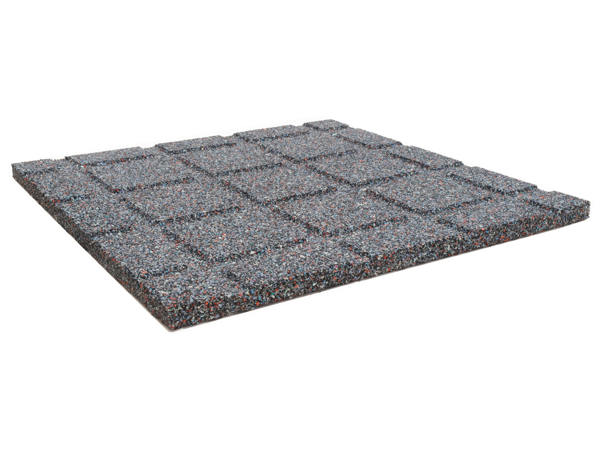 Gummi-Paddockmatte HTWA, 1x1m x 42 mm