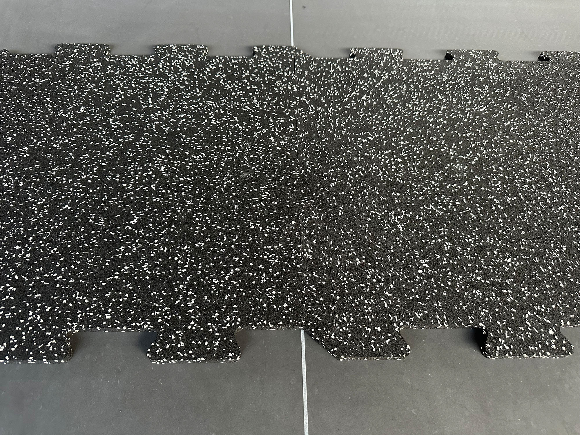 Gummi-Puzzelmatte LOCK, 50x50cm, 10er Set (= 2,5 m²)
