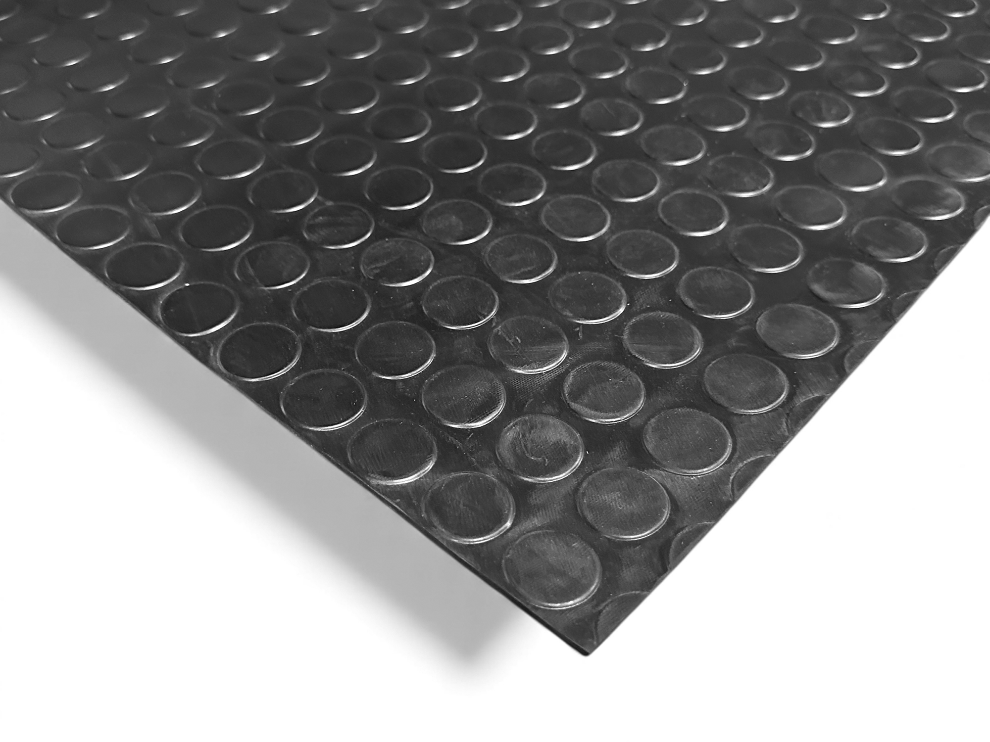 Gummi-Noppenbahn, 2 x 1,2m, 3mm stark, Neugummi